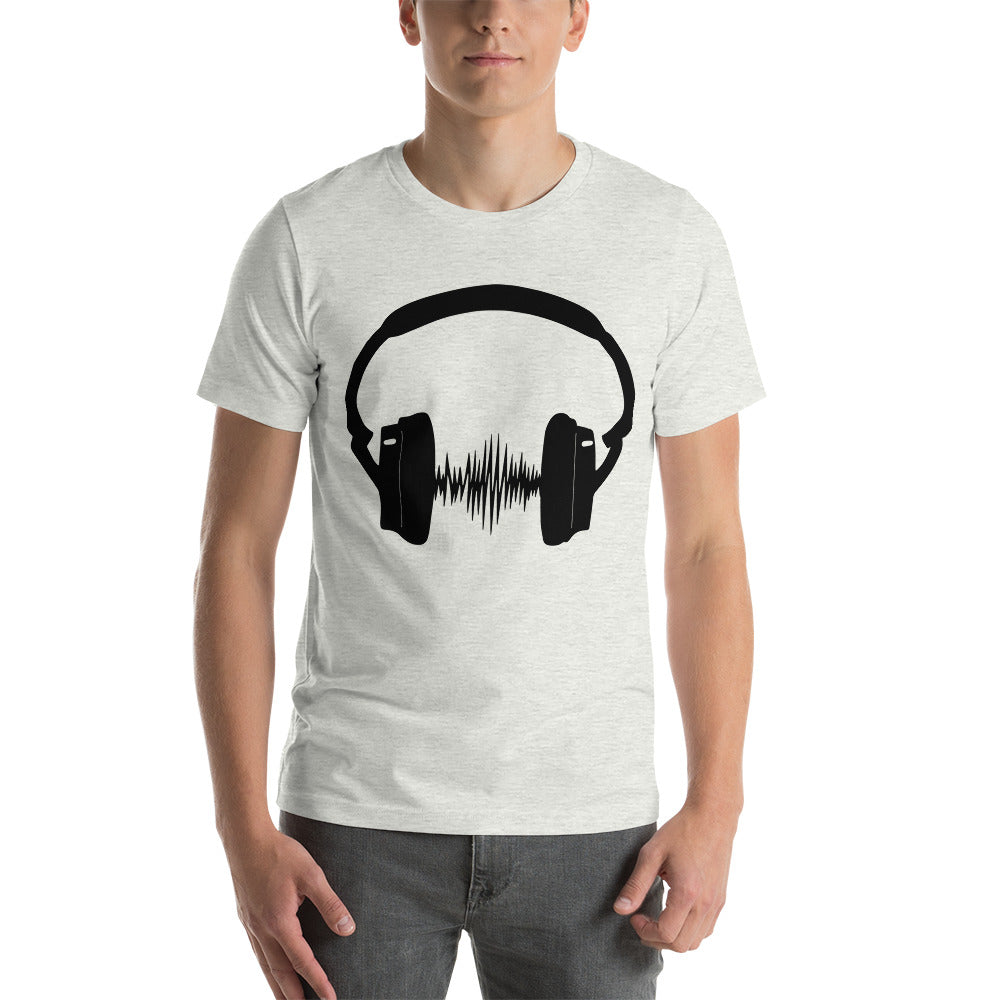 Headphones Unisex t-shirt