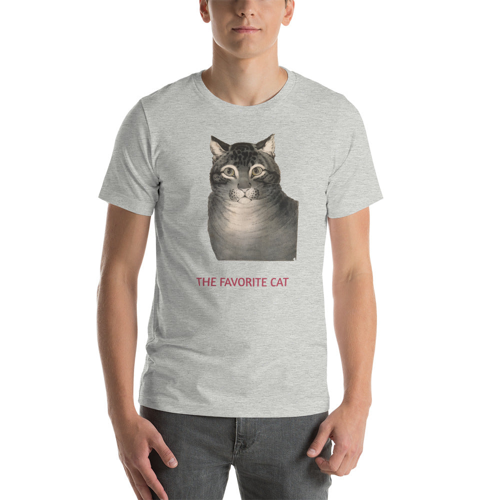 The favorite cat, unisex t-shirt