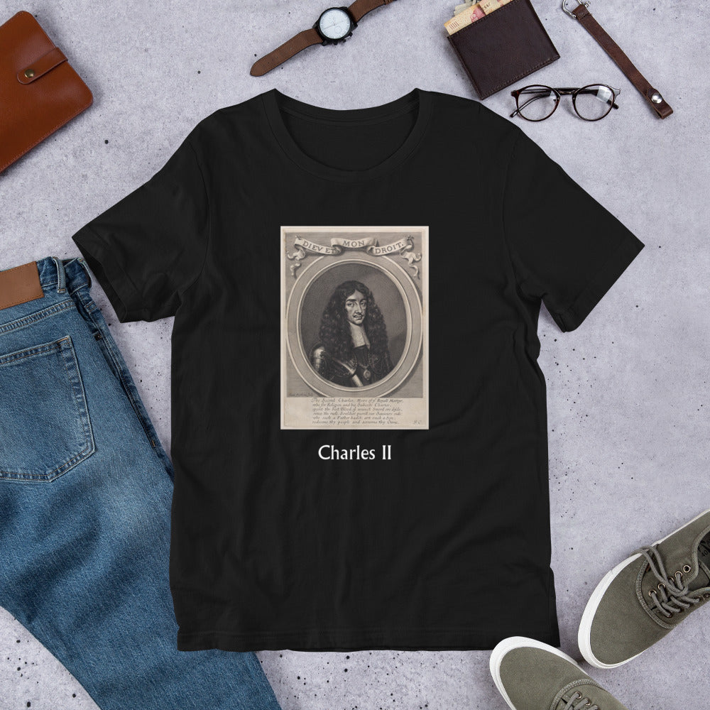Charles II unisex t-shirt