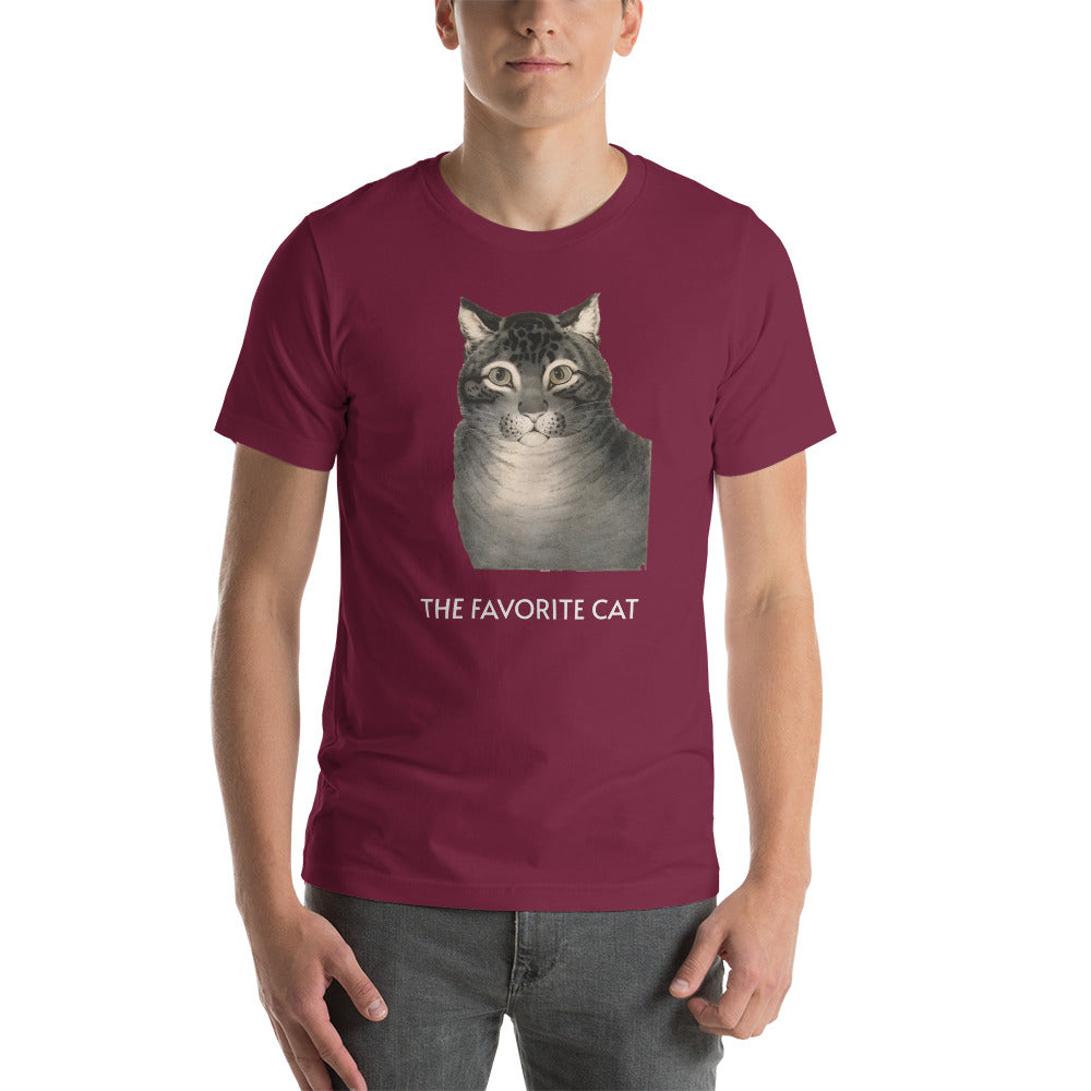 The favorite cat, unisex t-shirt