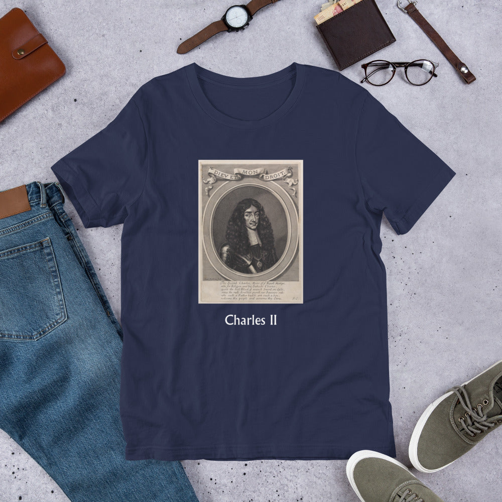 Charles II unisex t-shirt
