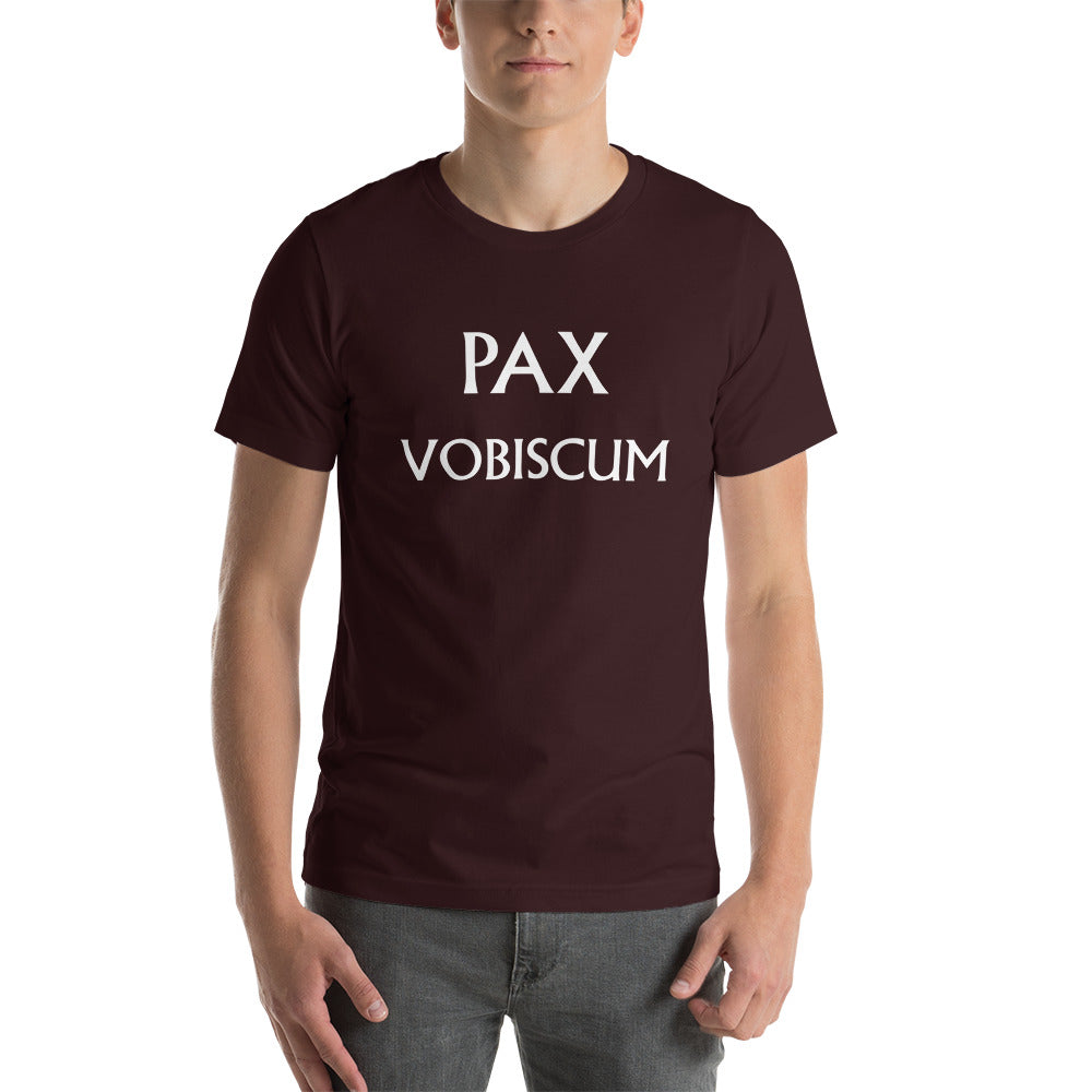Pax vobiscum Unisex t-shirt