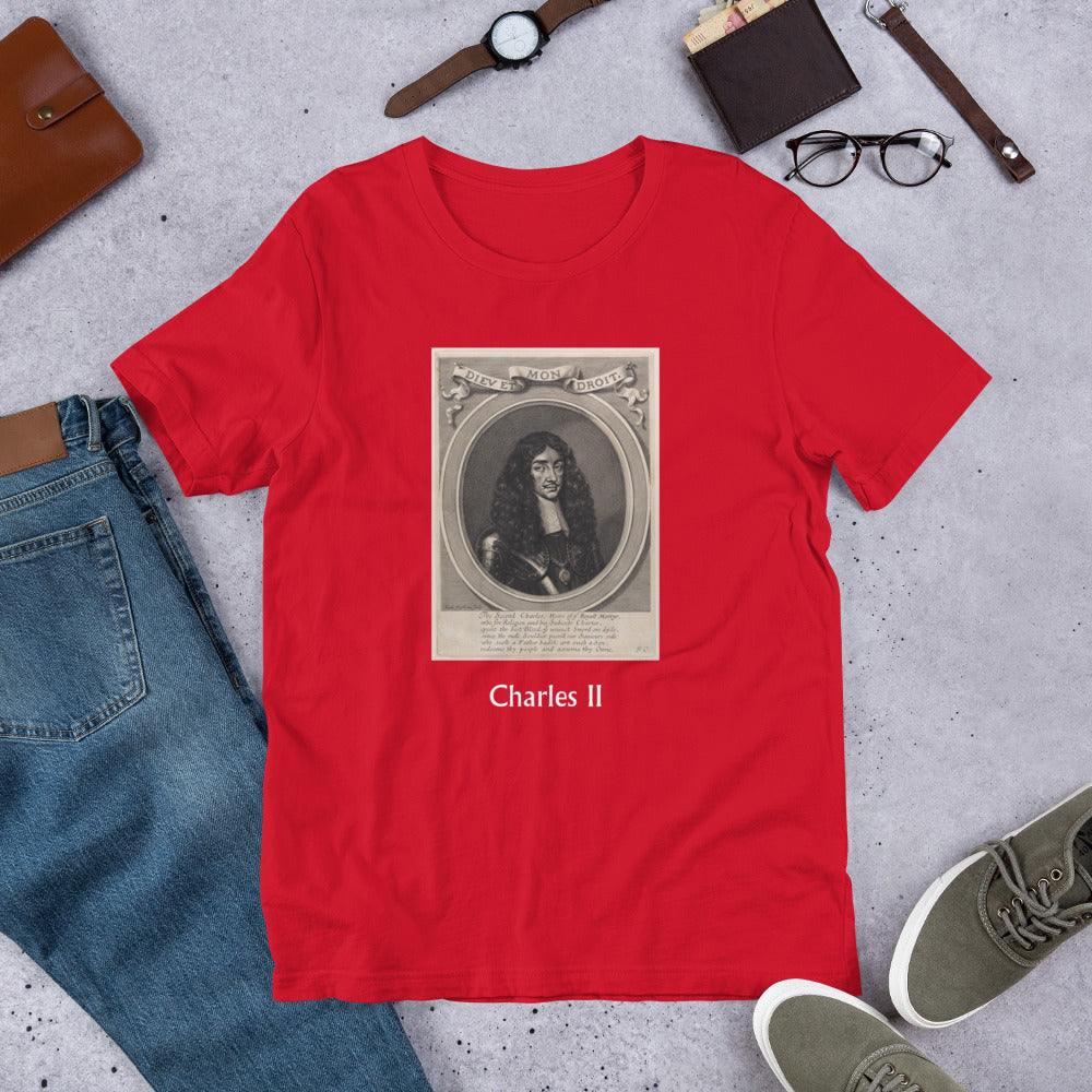Charles II unisex t-shirt