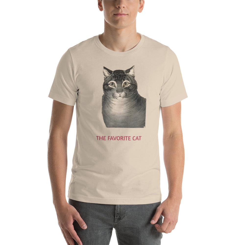 The favorite cat, unisex t-shirt
