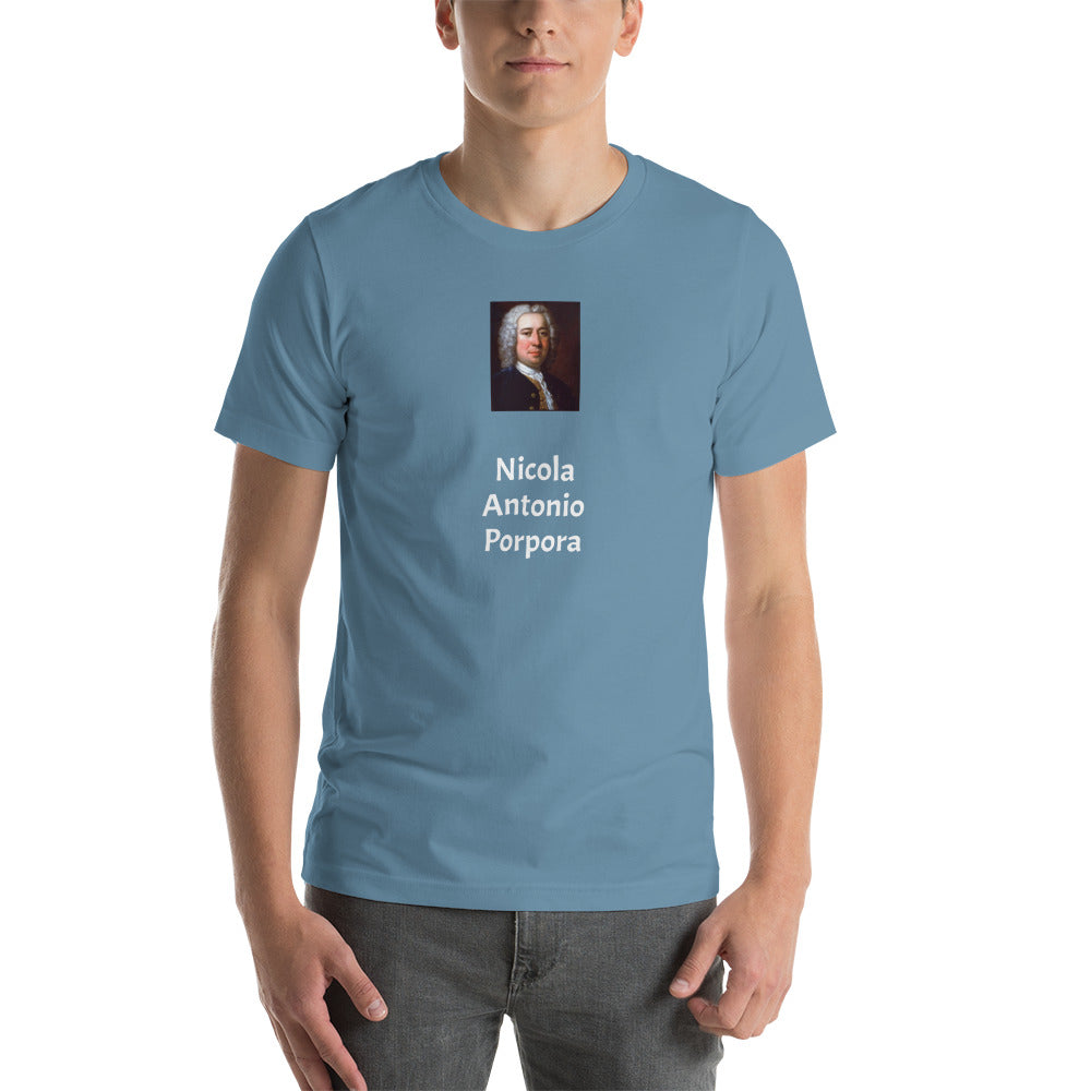 Nicola Antonio Porpora unisex t-shirt