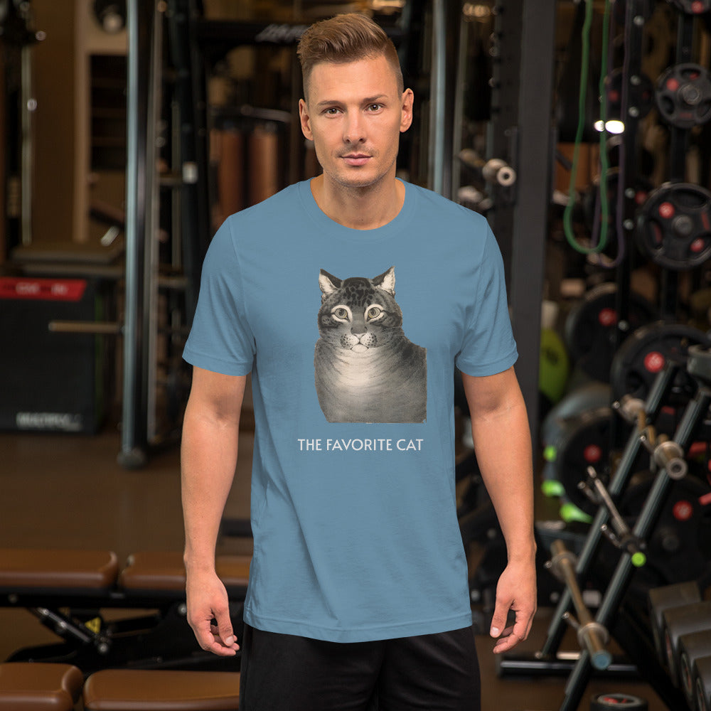 The favorite cat, unisex t-shirt