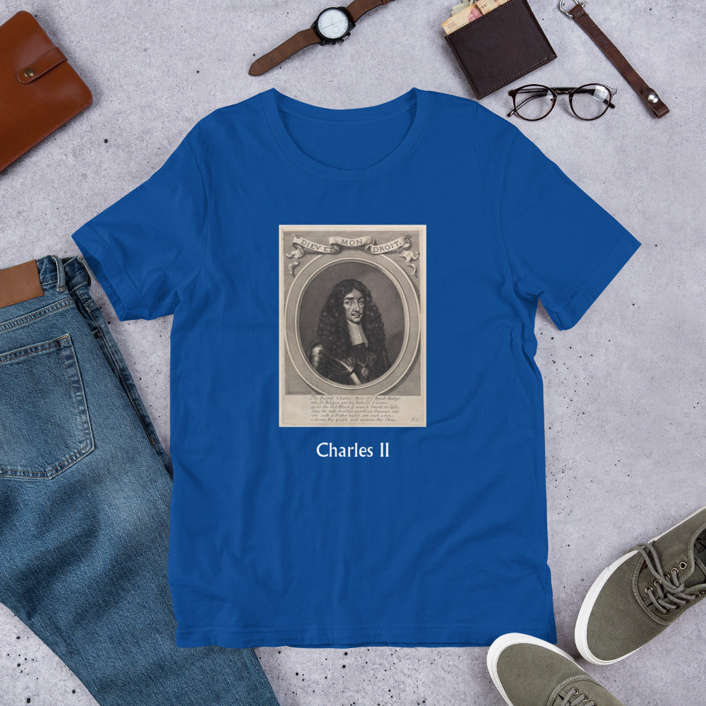 Charles II unisex t-shirt