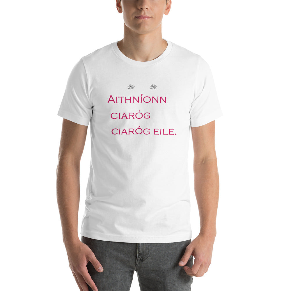 Aithníonn ciaróg ciaróg eile. Unisex t-shirt