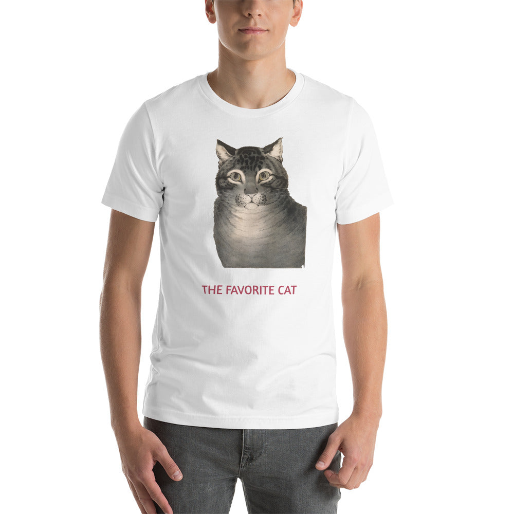 The favorite cat, unisex t-shirt