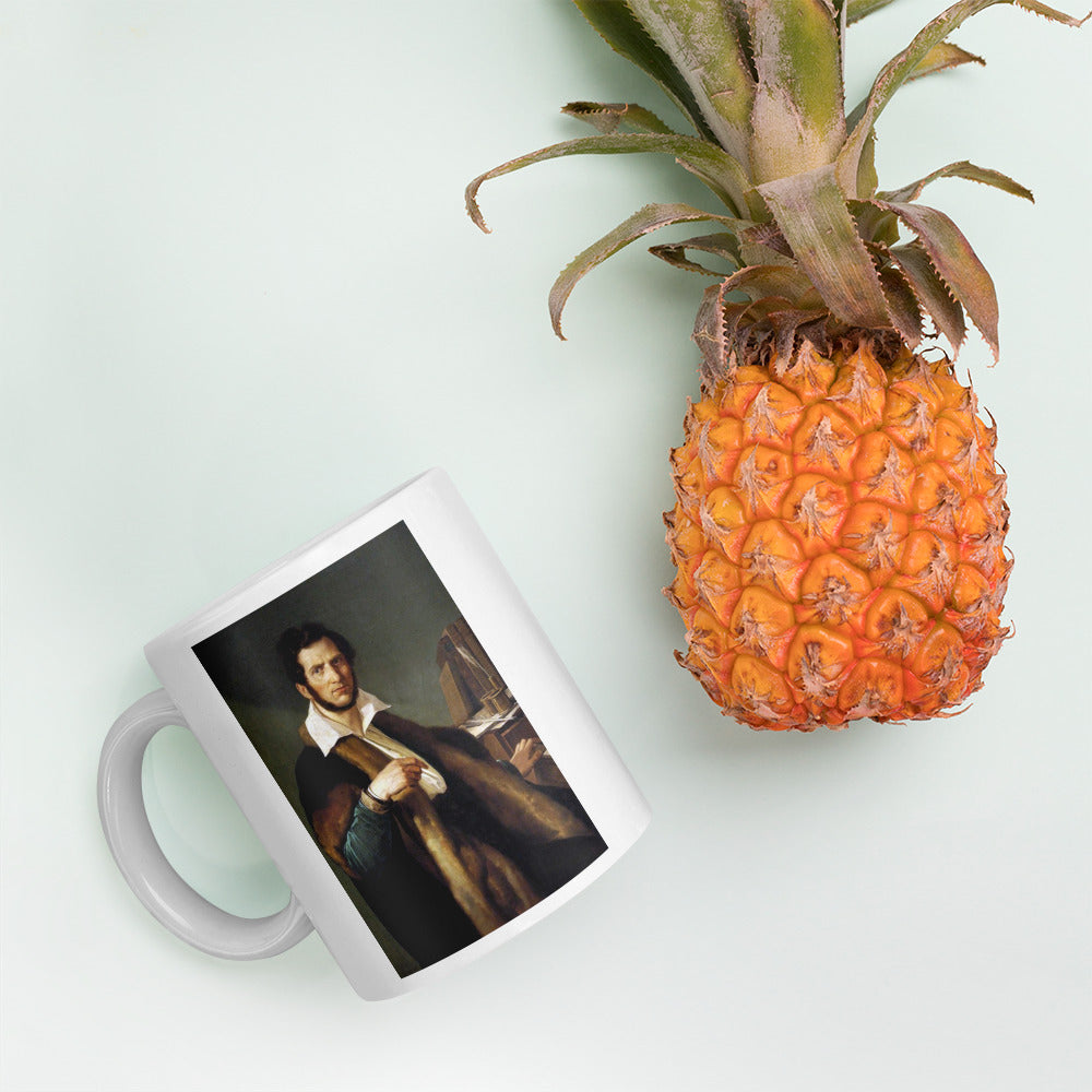 Gaetano Donizetti white glossy mug