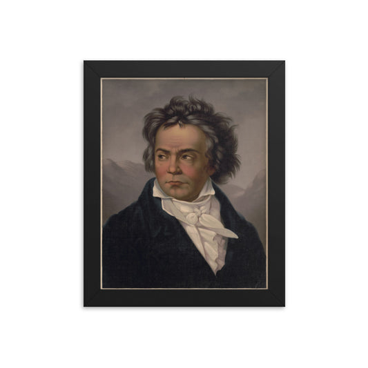 Beethoven framed poster