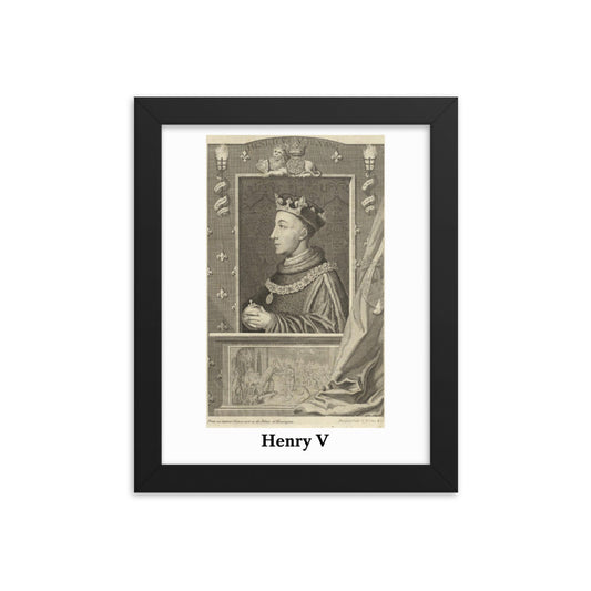 Henry V framed poster