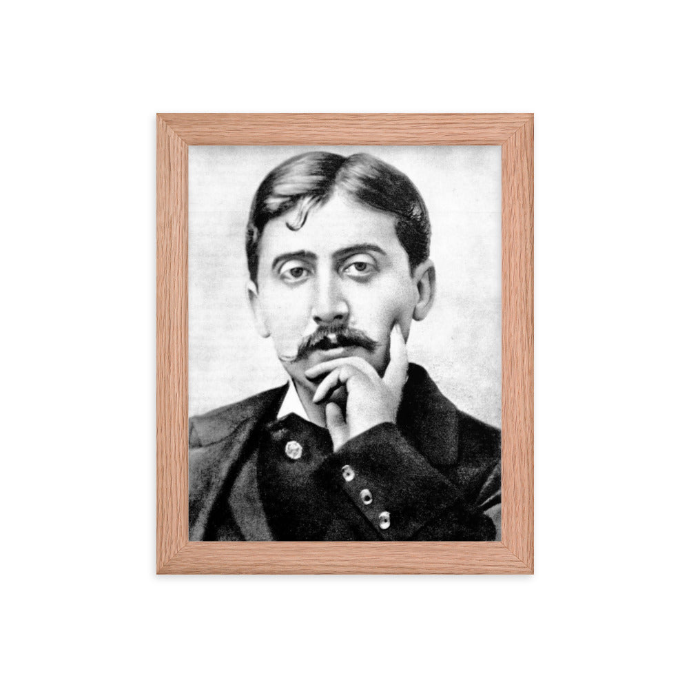 Marcel Proust framed poster
