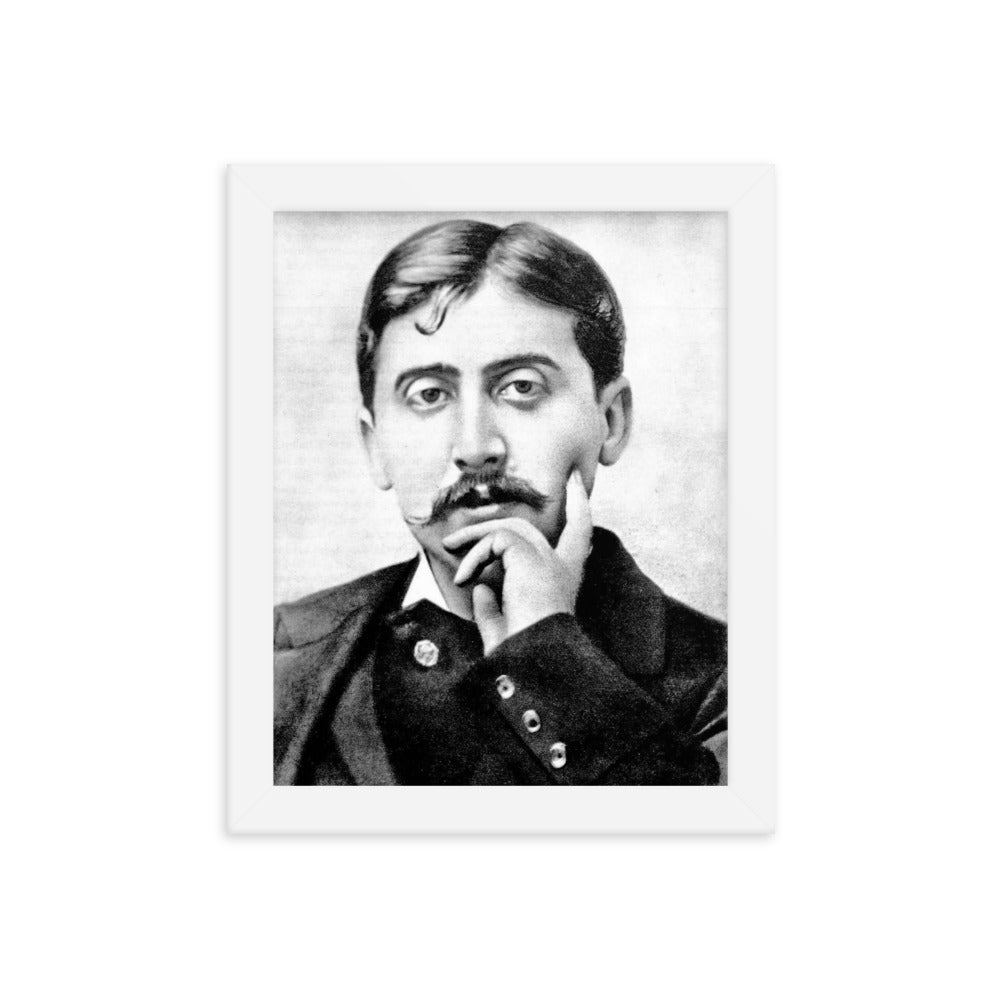 Marcel Proust framed poster
