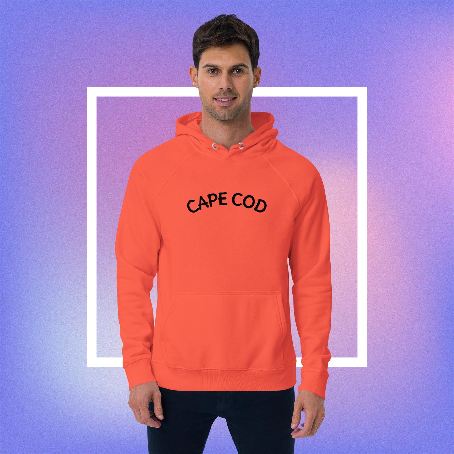 Cape Cod eco raglan hoodie