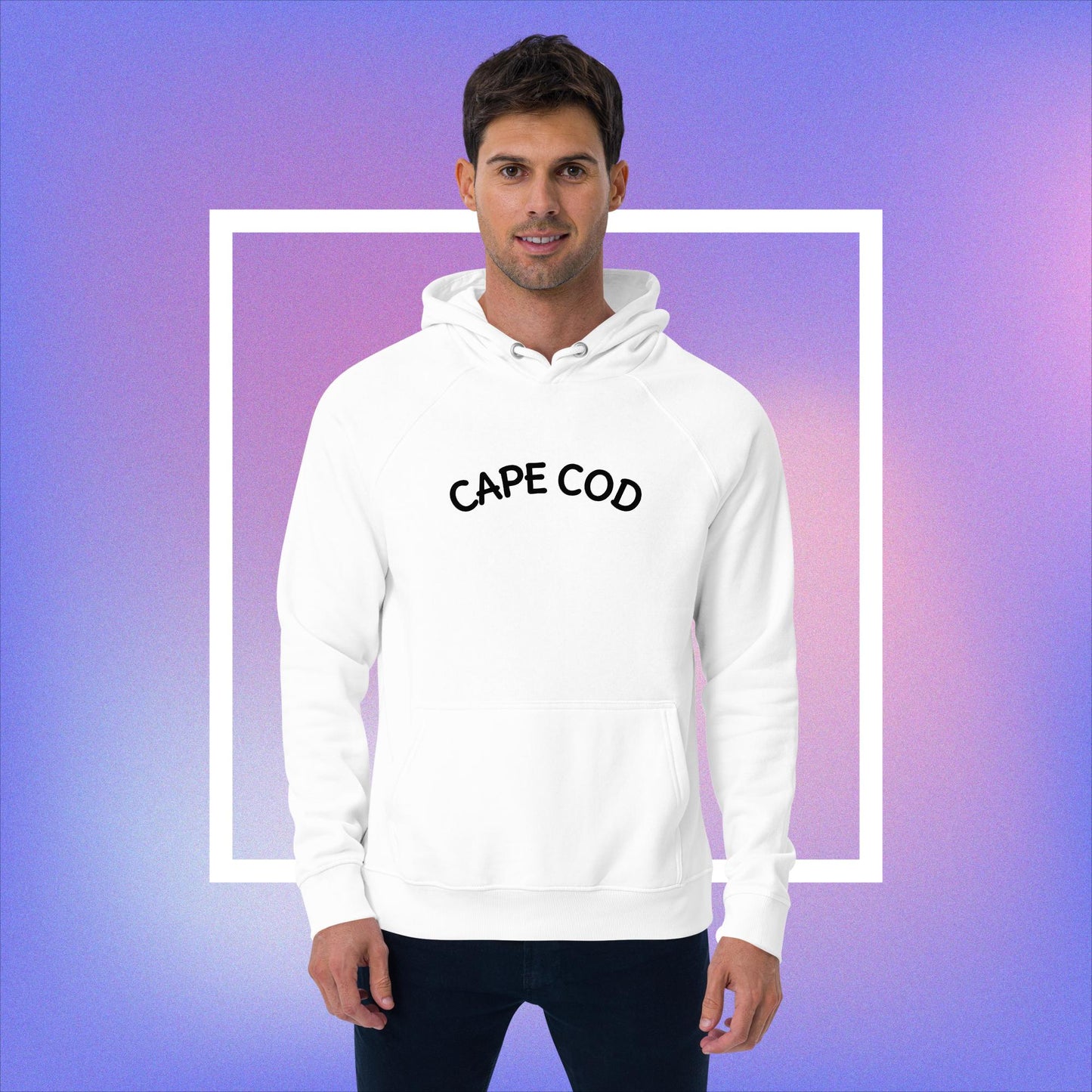 Cape Cod eco raglan hoodie