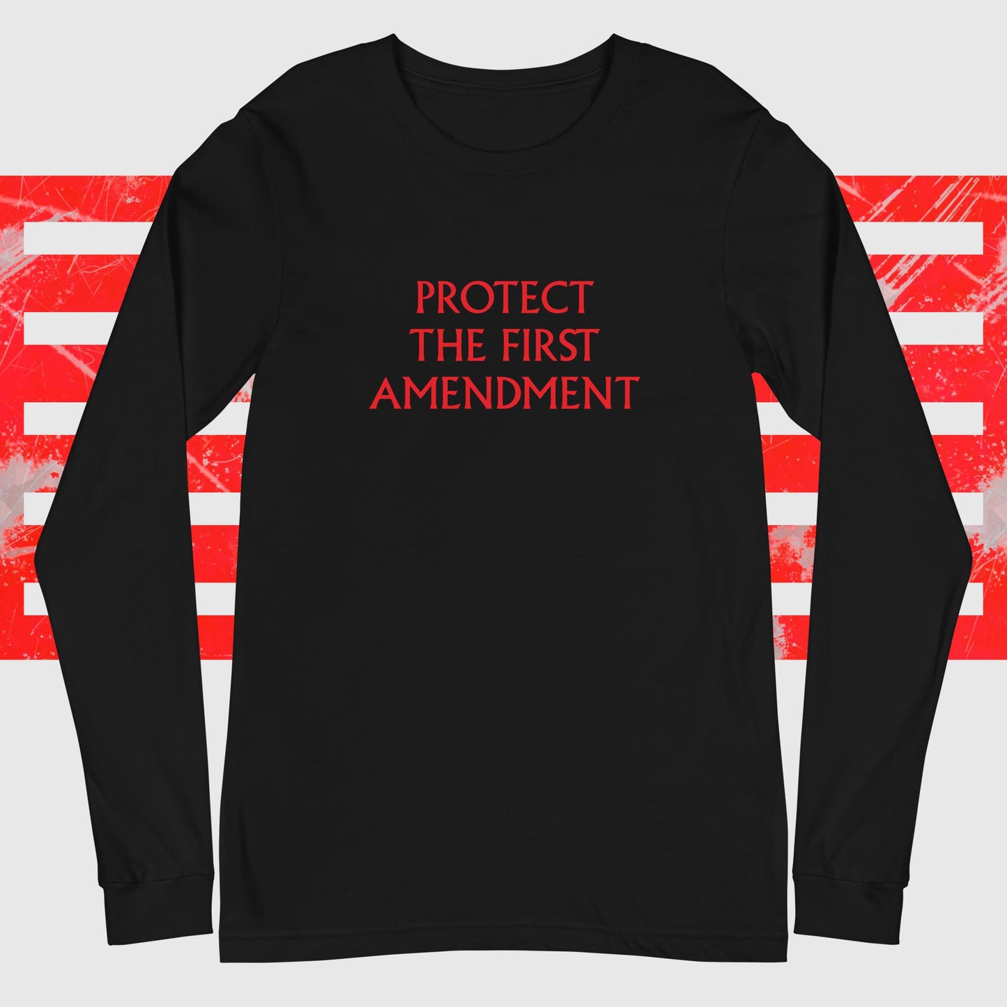 Protect the First Amendment Unisex Long-Sleeve Tee