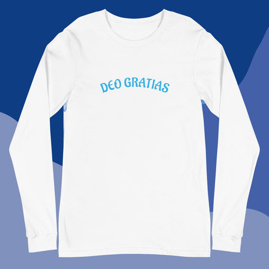 Deo Gratias Unisex Long-Sleeve Tee