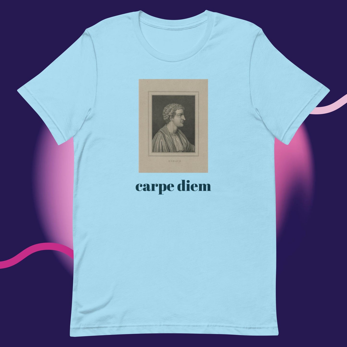 Horace "carpe diem" unisex t-shirt