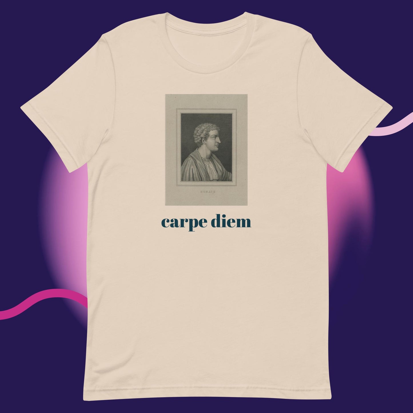 Horace "carpe diem" unisex t-shirt