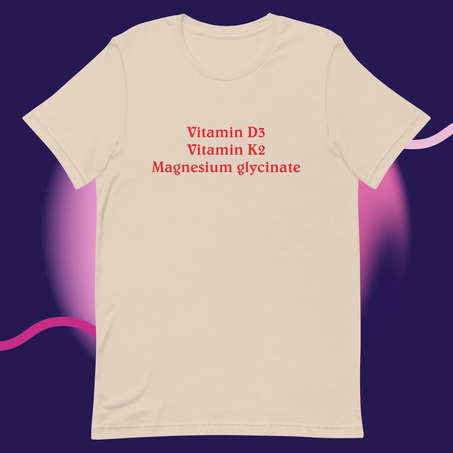 Vitamin D3 etc. Unisex t-shirt