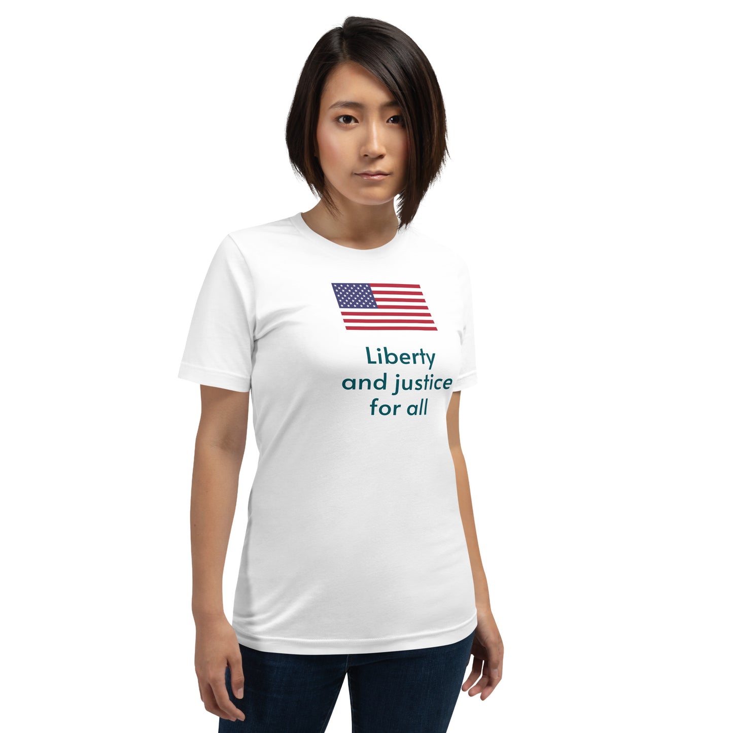 Liberty and justice for all t-shirt