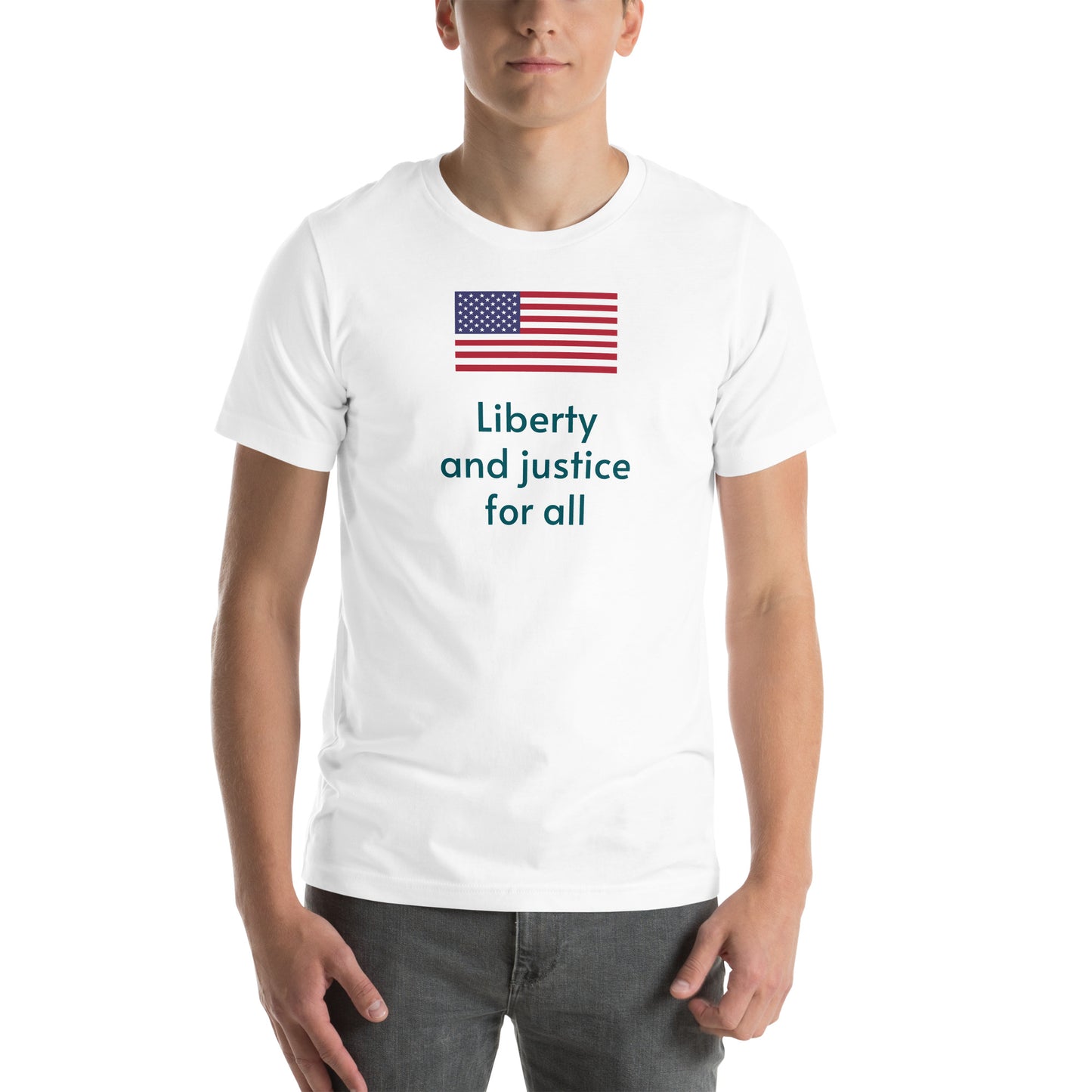 Liberty and justice for all t-shirt