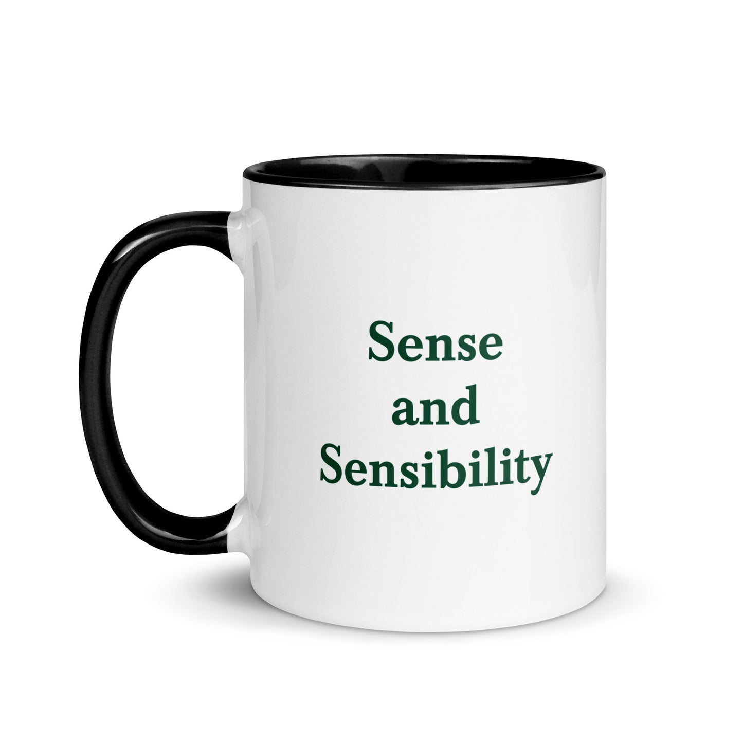 Sense and Sensibility mug with color inside