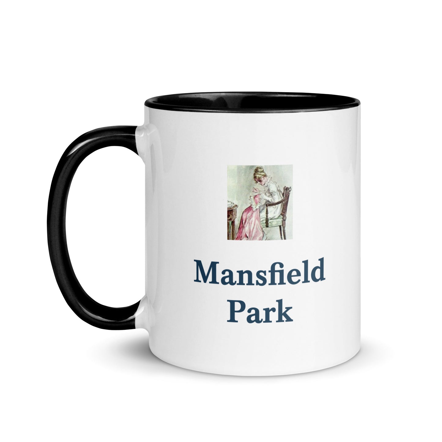 Mansfield Park mug with color inside