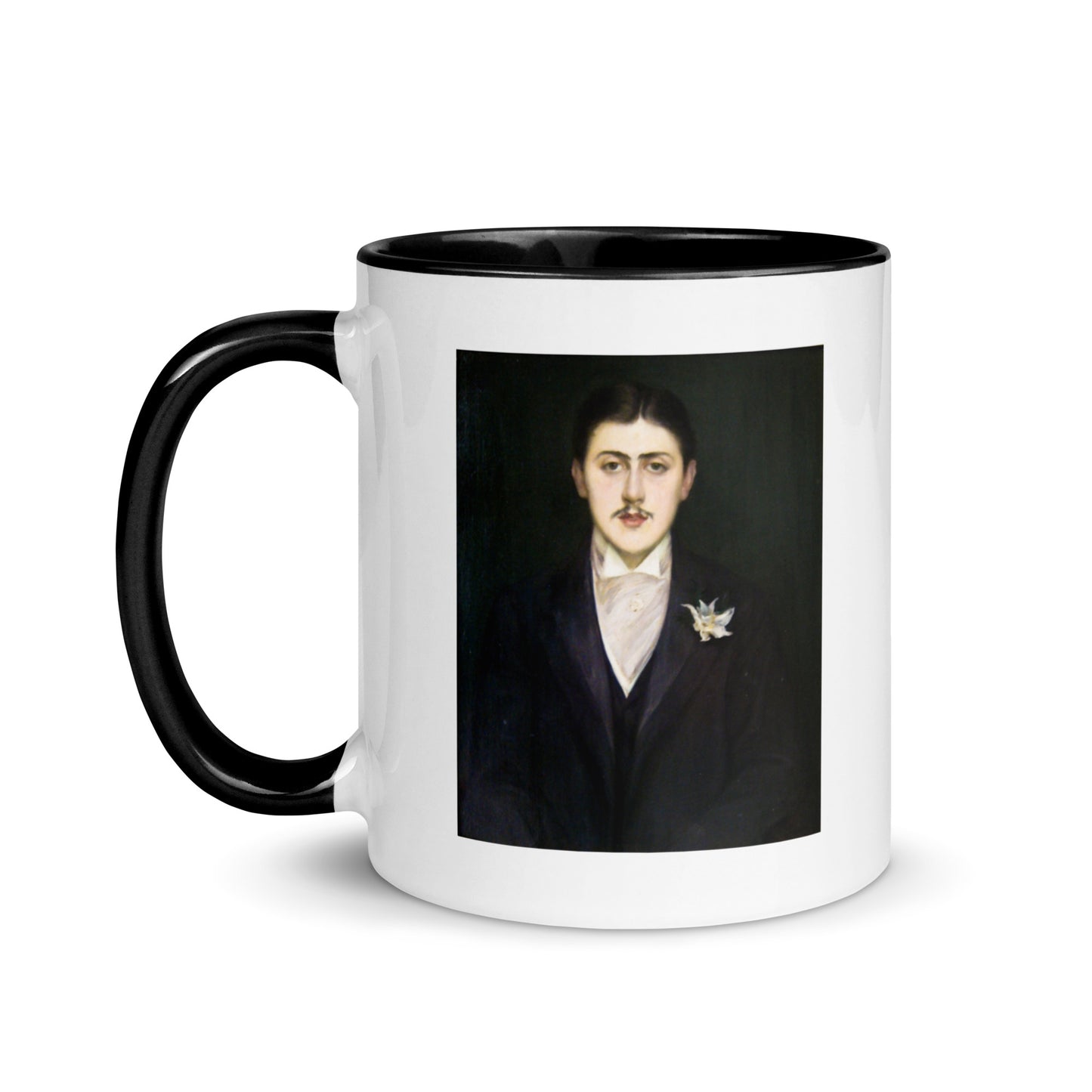 Marcel Proust mug with color inside