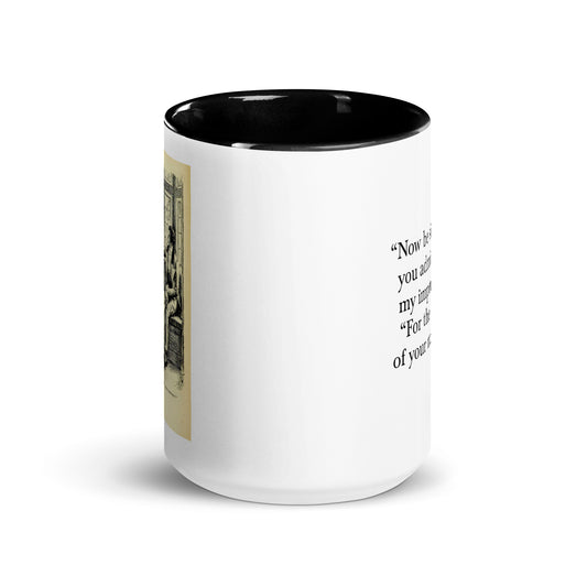 Pride and Prejudice mug with color inside