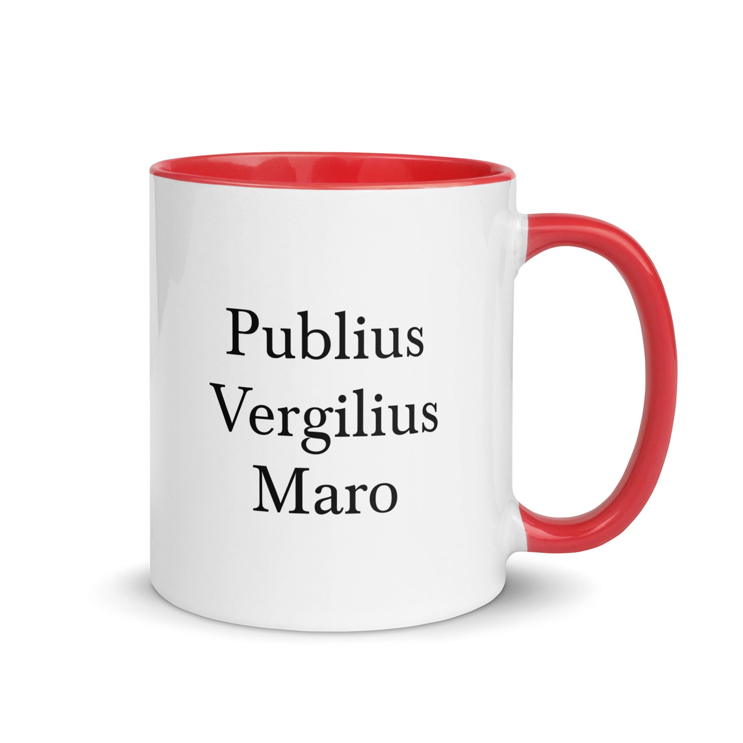 Publius Vergilius Maro mug with color inside