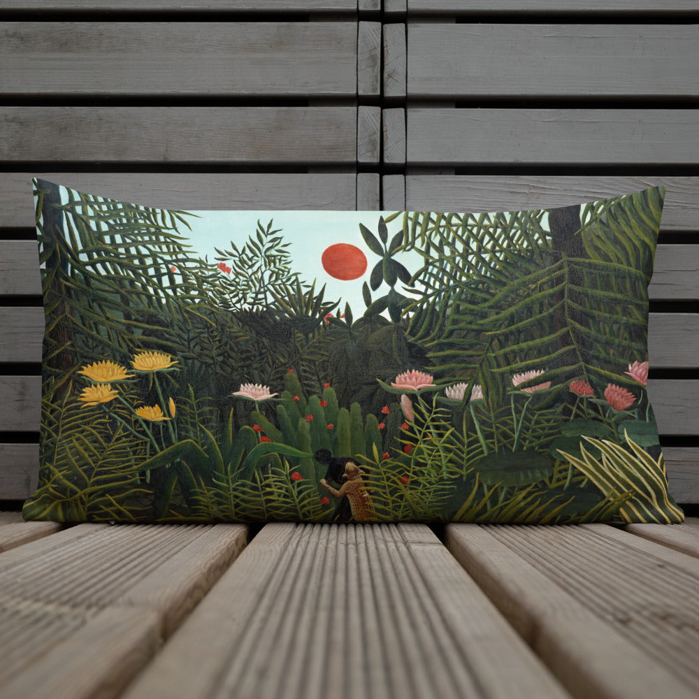 Rousseau's Virgin Forest Premium Pillow, 20 inches by 12 inches