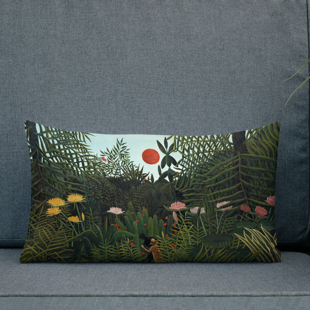 Rousseau's Virgin Forest Premium Pillow, 20 inches by 12 inches