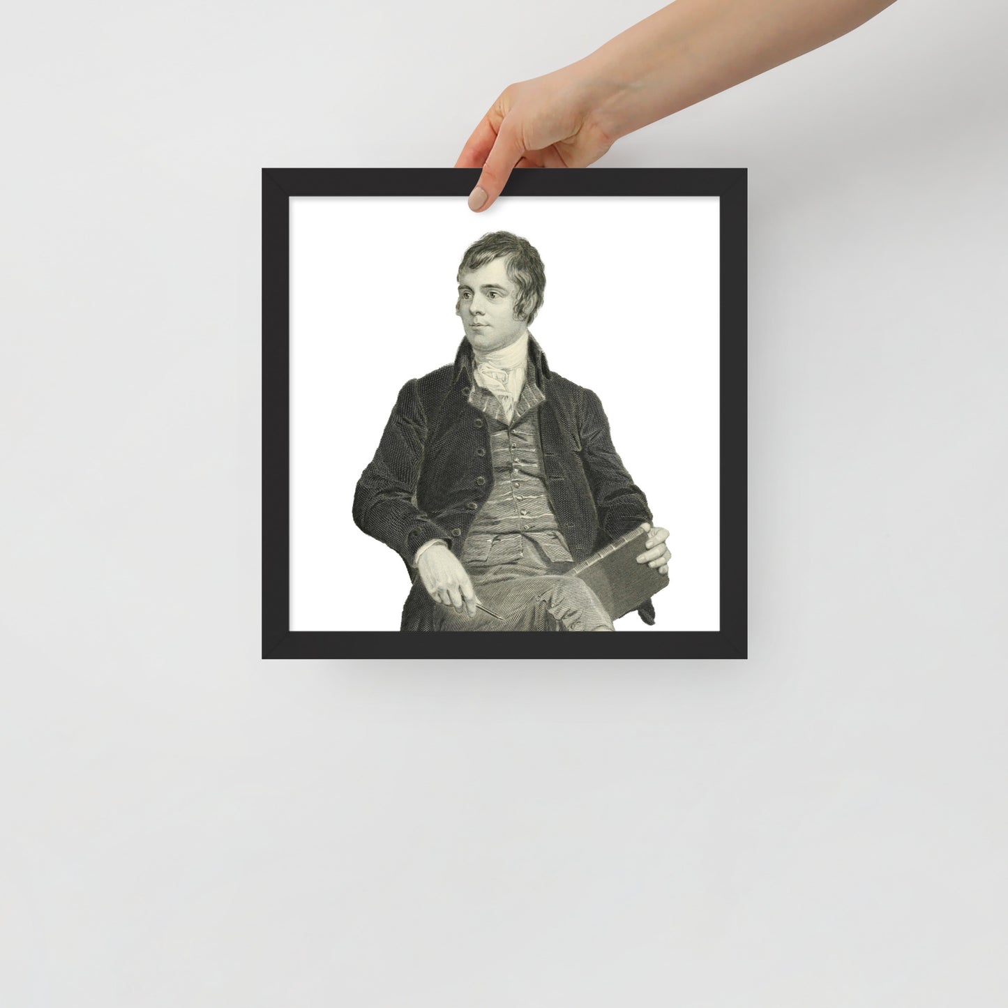 Robert Burns framed poster