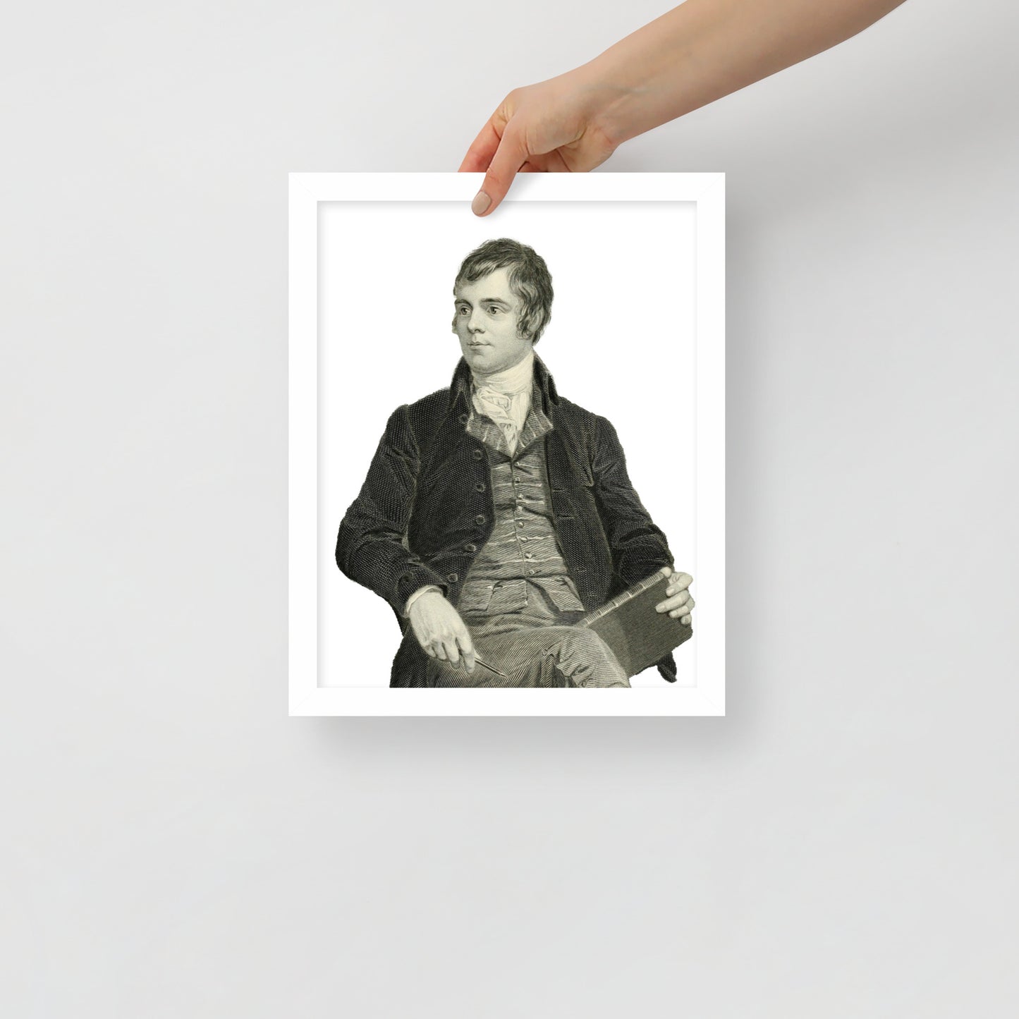 Robert Burns framed poster