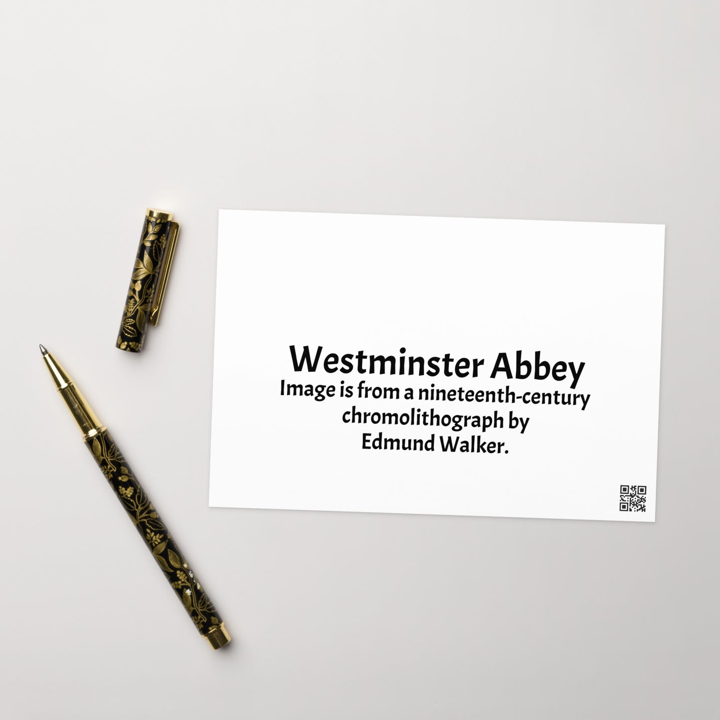 Westminster Abbey greeting card