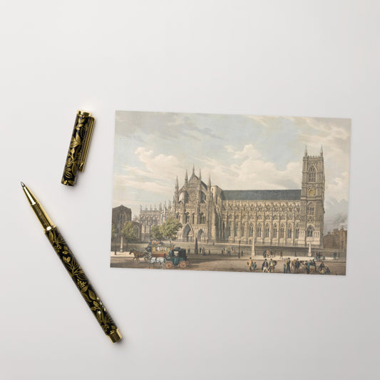 Westminster Abbey greeting card