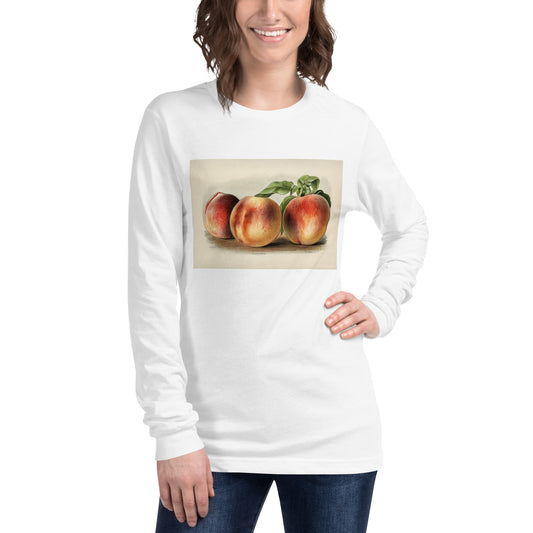 Peaches Unisex Long Sleeve Tee