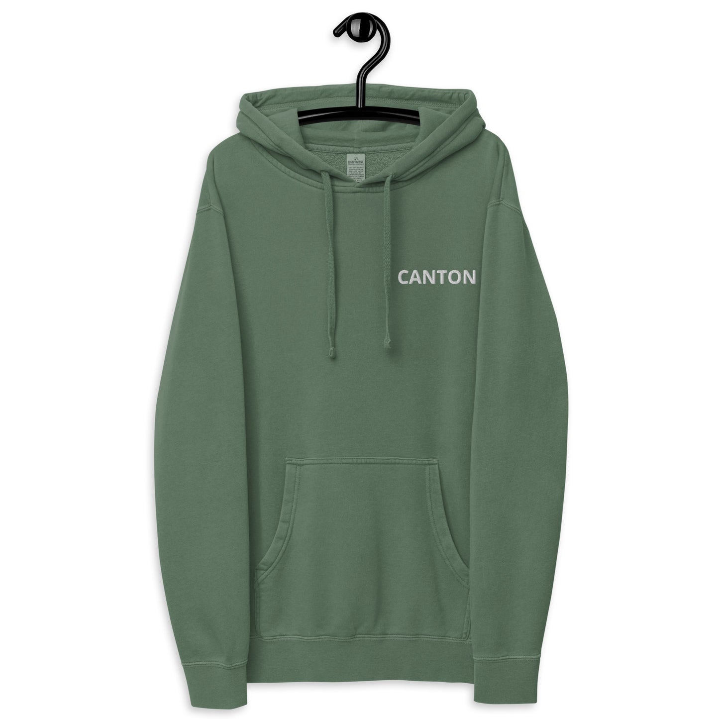 Canton unisex pigment-dyed hoodie