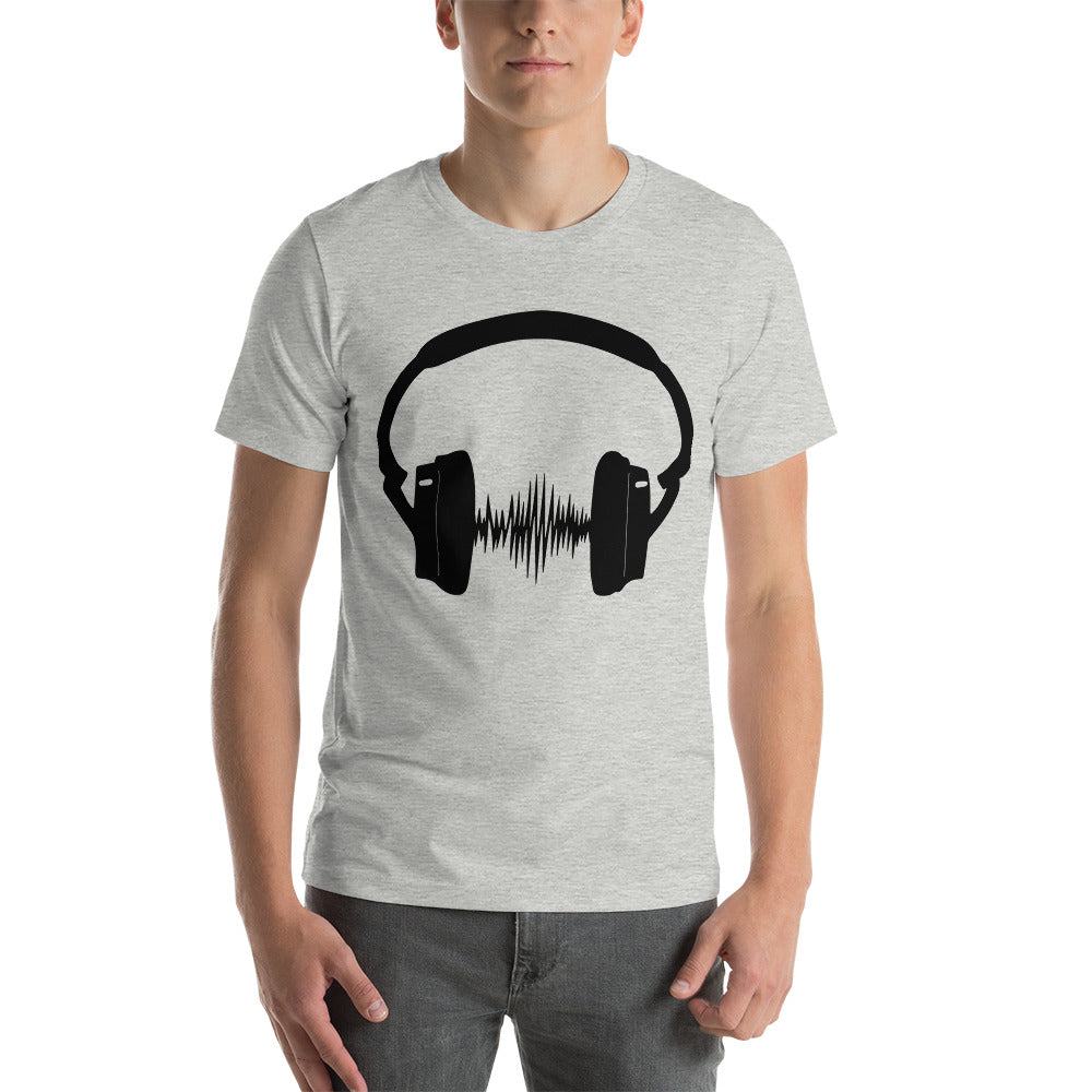 Headphones Unisex t-shirt