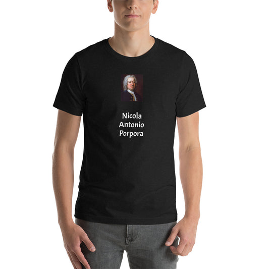 Nicola Antonio Porpora unisex t-shirt