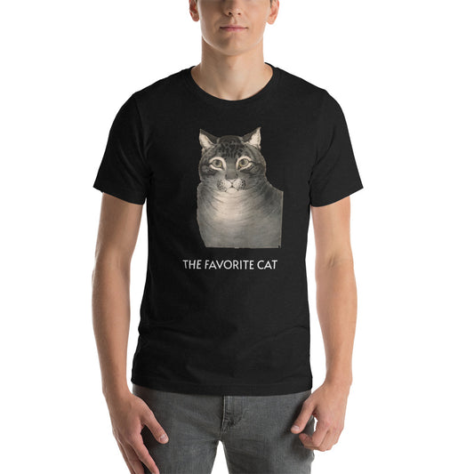 The favorite cat, unisex t-shirt