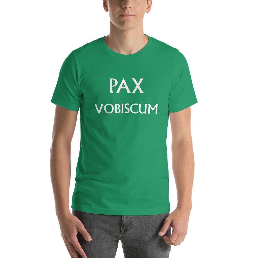 Pax vobiscum Unisex t-shirt
