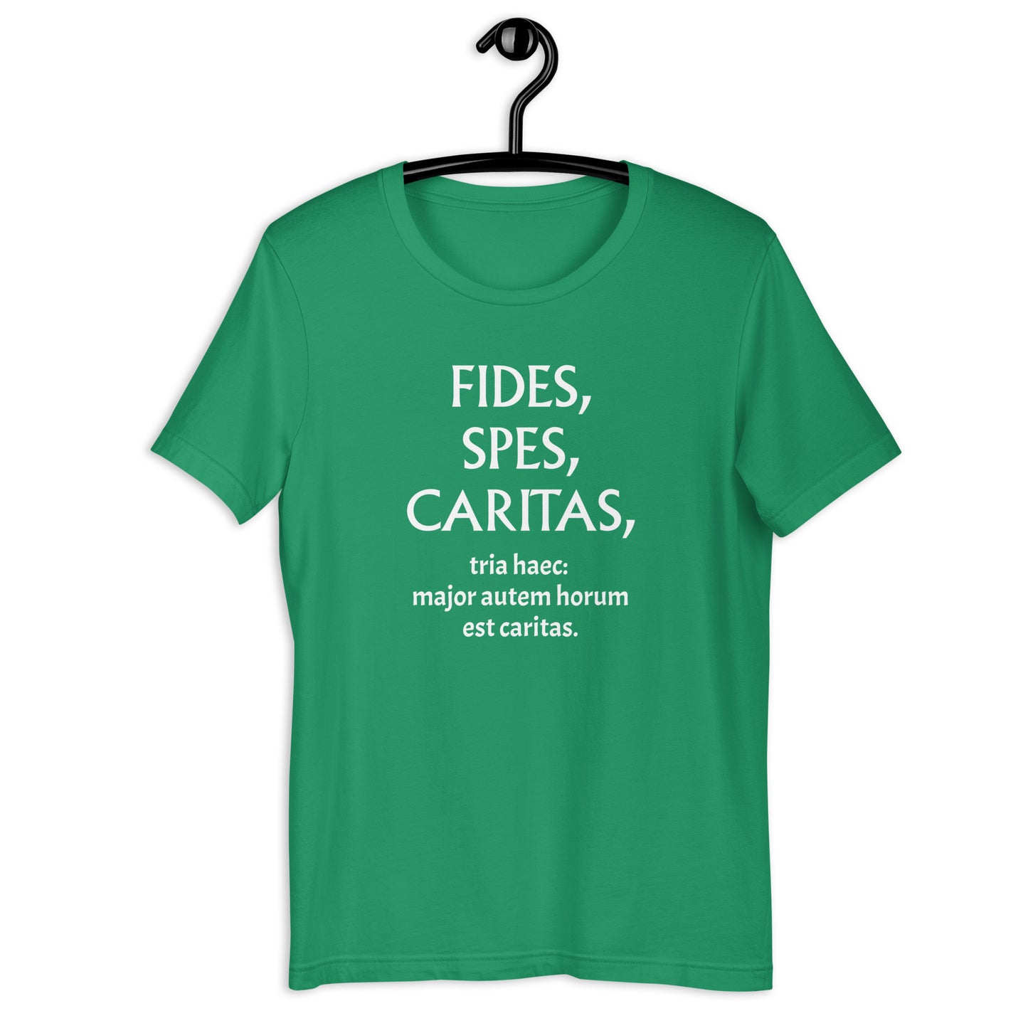 Fides Spes Caritas unisex t-shirt