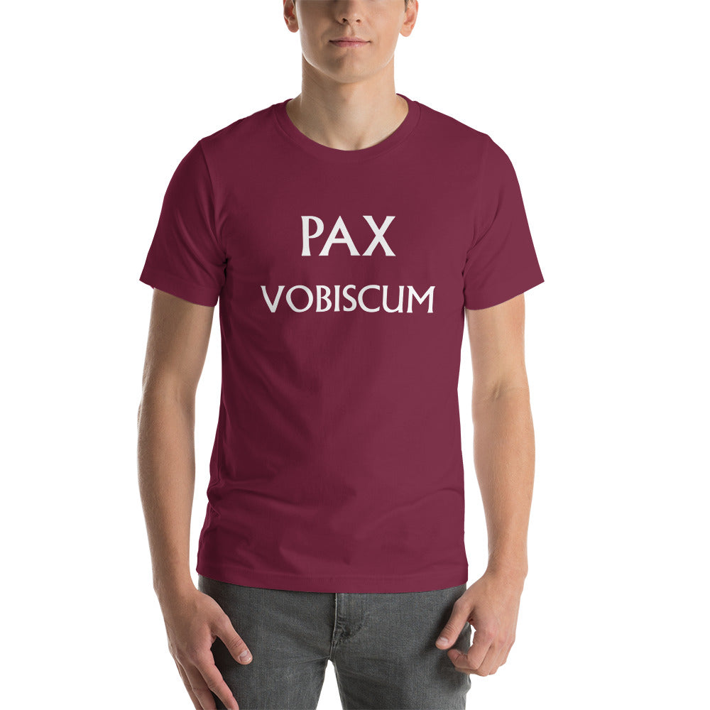 Pax vobiscum Unisex t-shirt