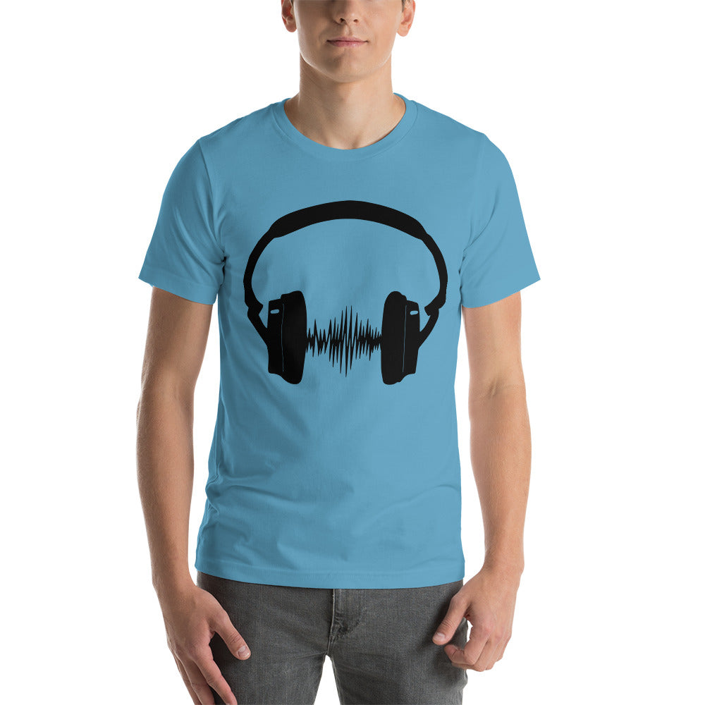 Headphones Unisex t-shirt