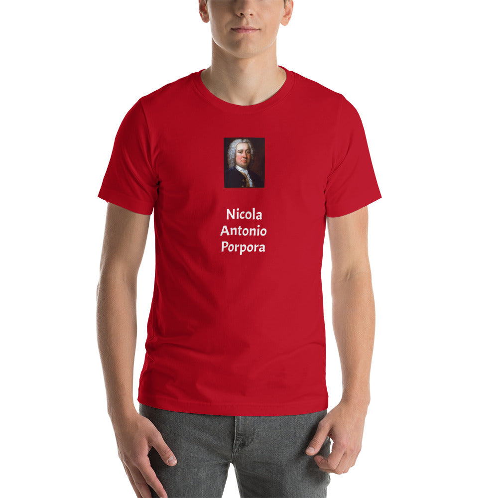 Nicola Antonio Porpora unisex t-shirt