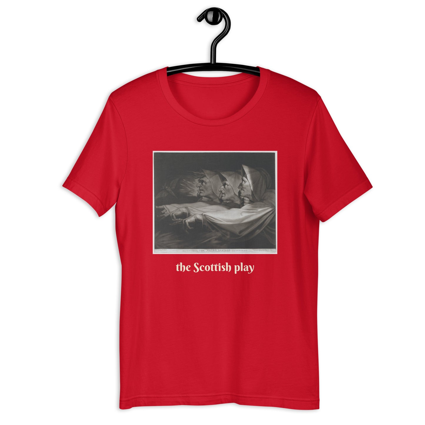 The Scottish Play unisex t-shirt.  The weird sisters.