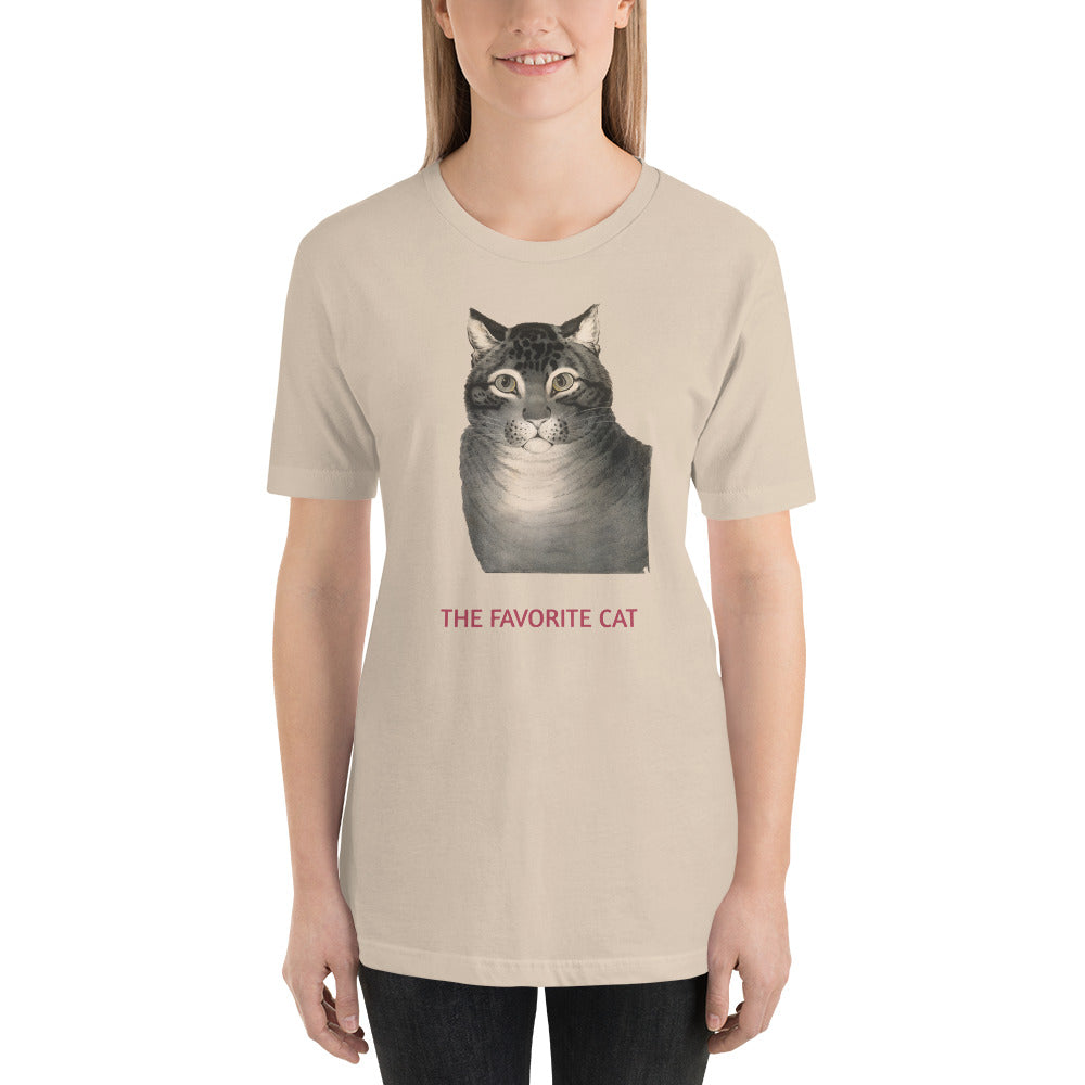 The favorite cat, unisex t-shirt